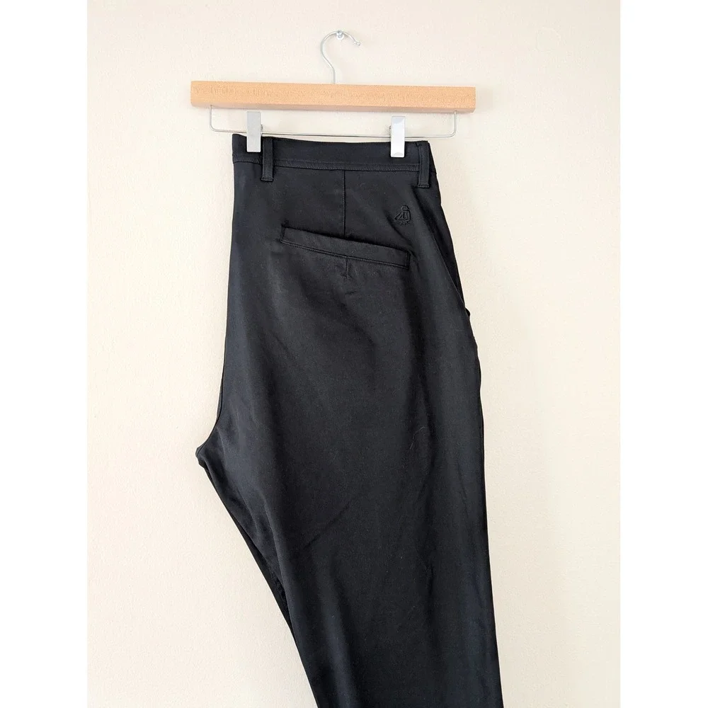 Walter Sky Mens 40 Black Chinos Pants Straight Leg WS-B01 Wicking Golf Tech Work